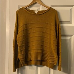 H&M Warm Mustard Crew Neck Sweater